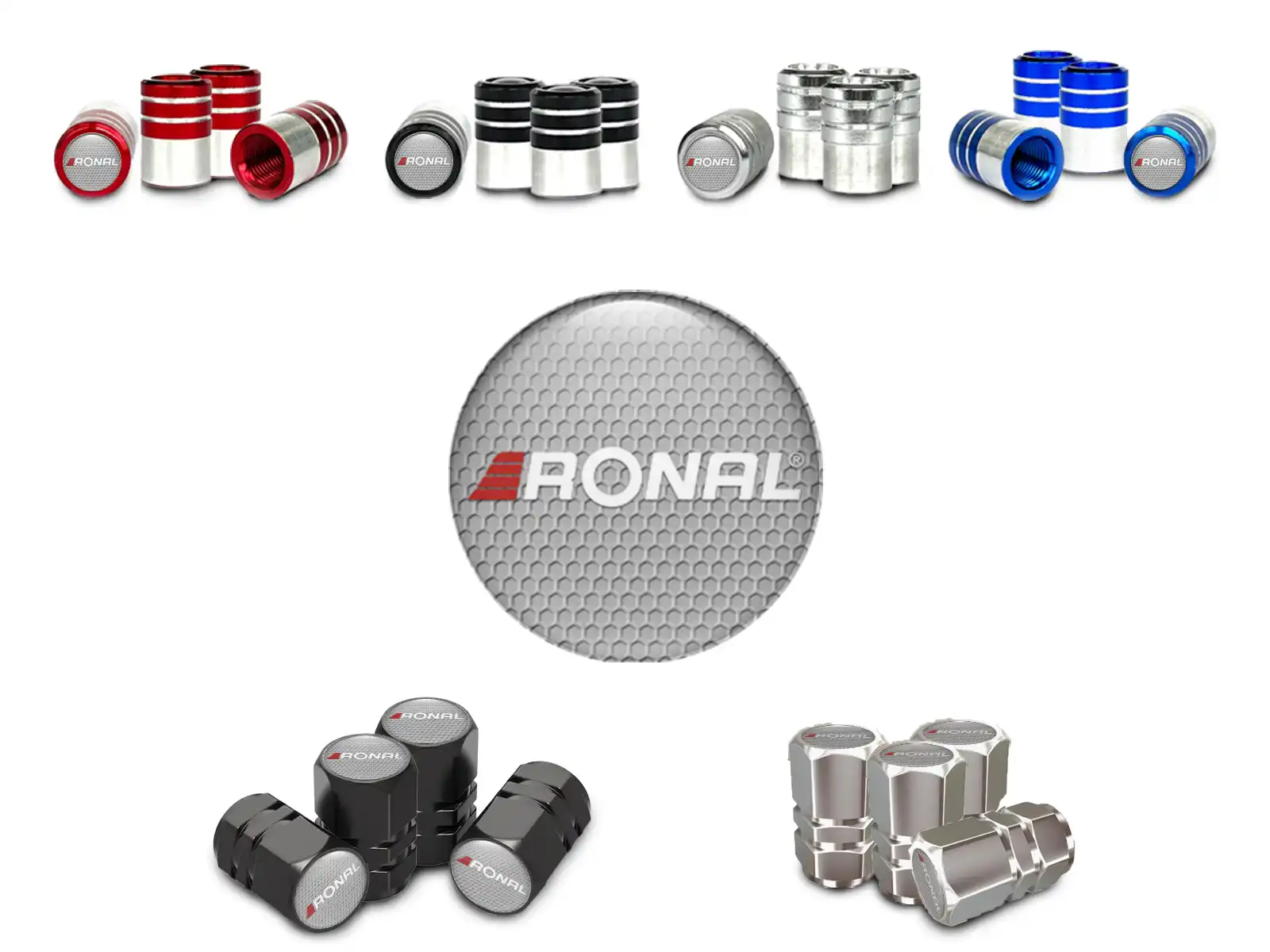 Ronal Caps Valve Jantes SUV Édition Limitée